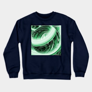 A green globe Crewneck Sweatshirt